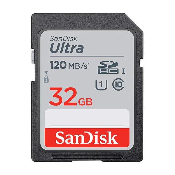 SanDisk Ultra SDHC UHS-I card and SDXC UHS-I card – 32GB/ 120MB/s Sandisk