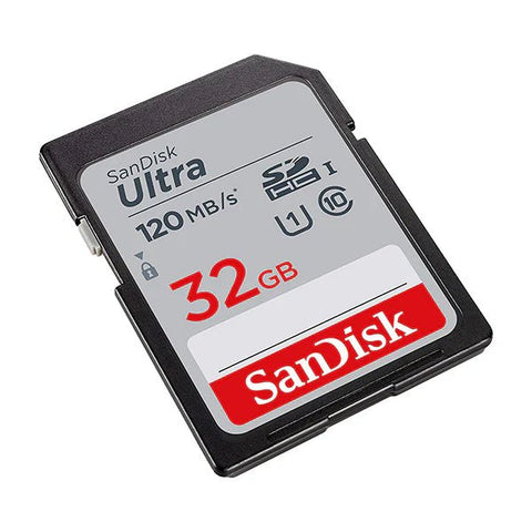 SanDisk Ultra SDHC UHS-I card and SDXC UHS-I card – 32GB/ 120MB/s Sandisk