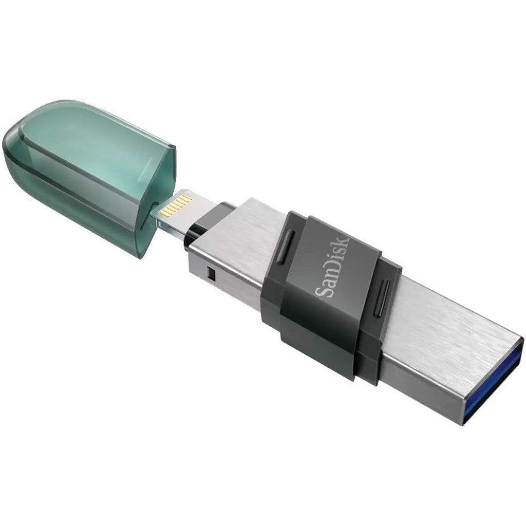 Sandisk Ixpand Flash Drive Flip – 64Gb/ Usb 3.1 Gen 1/ Lightning/ Black and Silver Sandisk