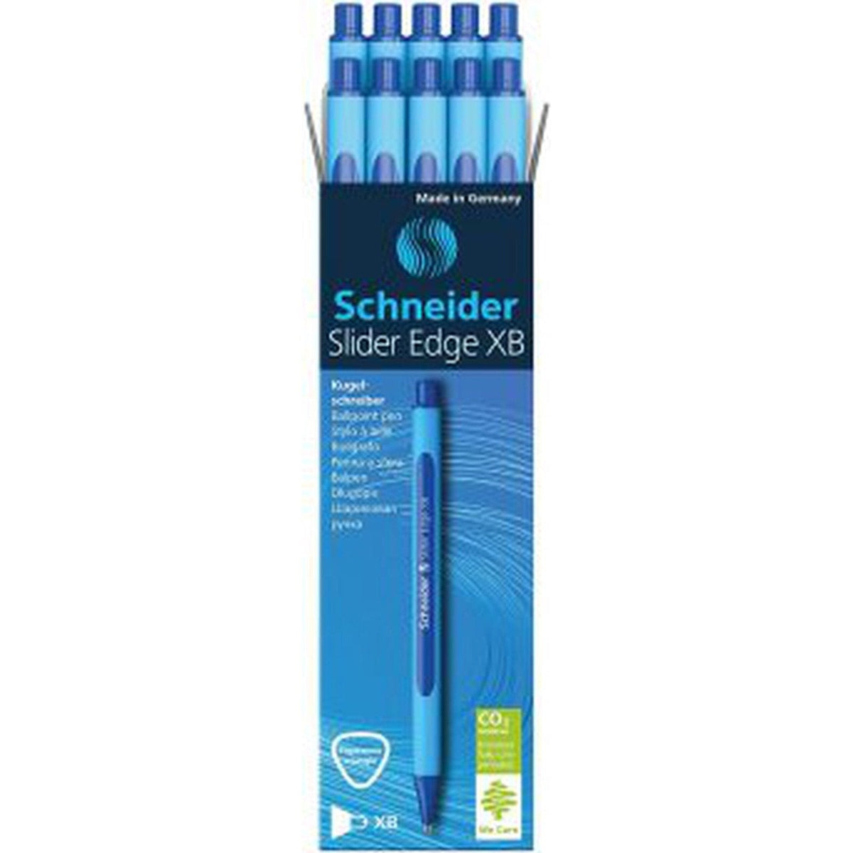 Schneider Slider Edge Xb Ballpoint Pen Blue Box Of 10 Pens ColorWaves