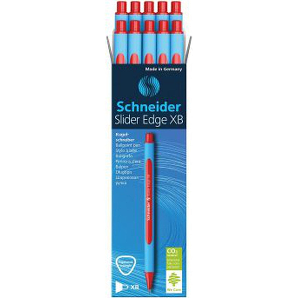 Schneider Slider Edge Xb Ballpoint Pen Blue Box Of 10 Pens ColorWaves