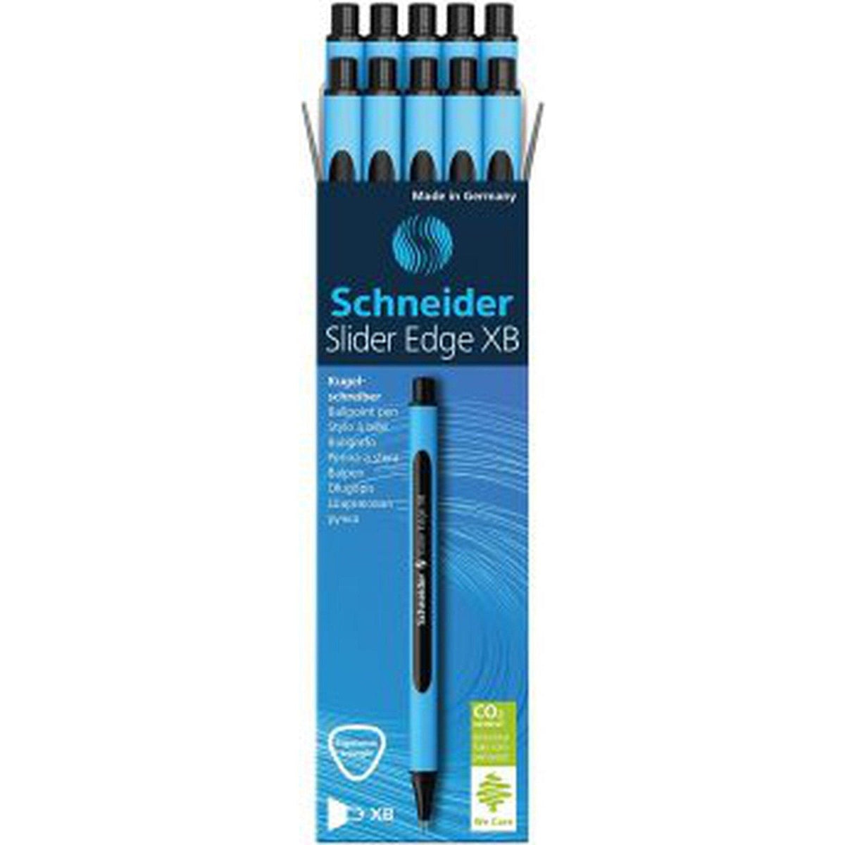 Schneider Slider Edge Xb Ballpoint Pen Blue Box Of 10 Pens ColorWaves