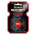 Scotch Black Extreme Mounting Tape - 1-Inch X 400-Inches, , 1-Roll ColorWaves