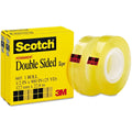 Scotch Double Sided Tape, 1/2" X 25Yds Small Core ColorWaves