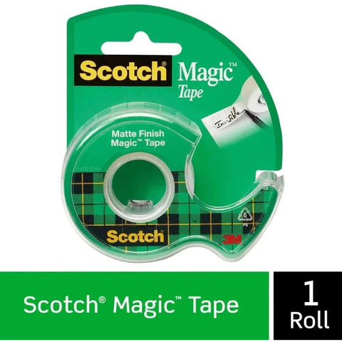 Scotch® Magic™ Transparent Tape - 105, 3/4 In X 300 In ColorWaves
