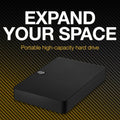 Seagate Expansion 2TB External HDD USB 3.0 for Windows and Mac with 3 yr Data Recovery Services (STKM2000400) ColorWaves