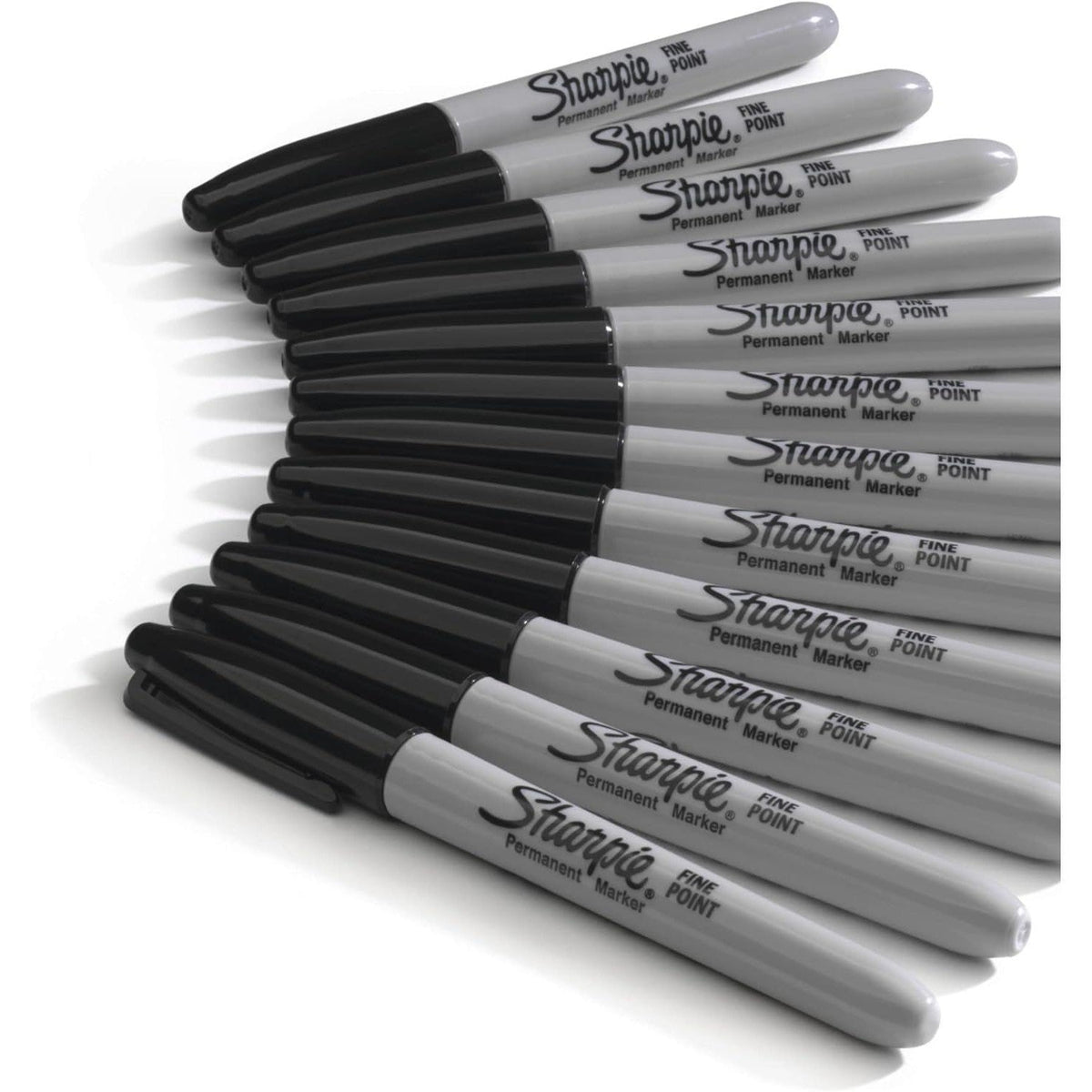 Sharpie Black Permanent Marker Pack 24 ColorWaves