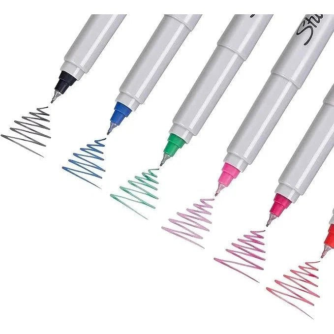 Sharpie Fine Permanent Marker 28 Box ColorWaves