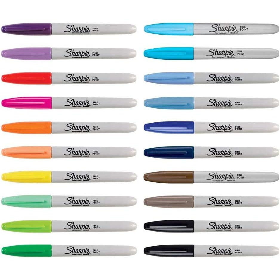 Sharpie Fish Special Edition Permanent Marker Set Assorted, 28 Pieces ColorWaves