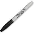 Sharpie Permanent Markers, Fine Point, Black, 12 Count ColorWaves