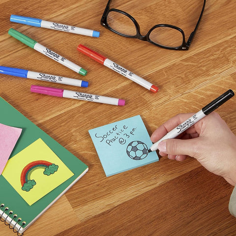Sharpie Ultra Fine Permanent Markers 12 Colors ColorWaves