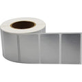 Silver Polyester labels 50mmx25mm ColorWaves