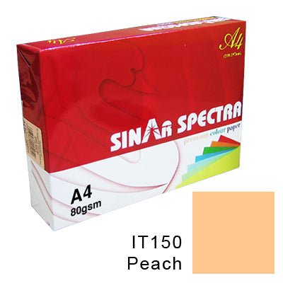 Sinar Spectra Colour Paper A4 80 Gsm IT 150 Peach Colour ColorWaves