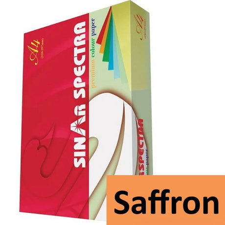 Sinar Spectra Colour Paper A4 80 Gsm IT 240 Saffron Colour ColorWaves