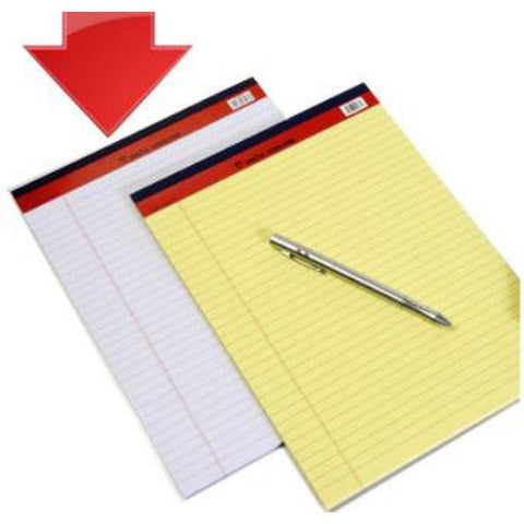 Sinarline Legal Pad Yellow/White A4 ColorWaves