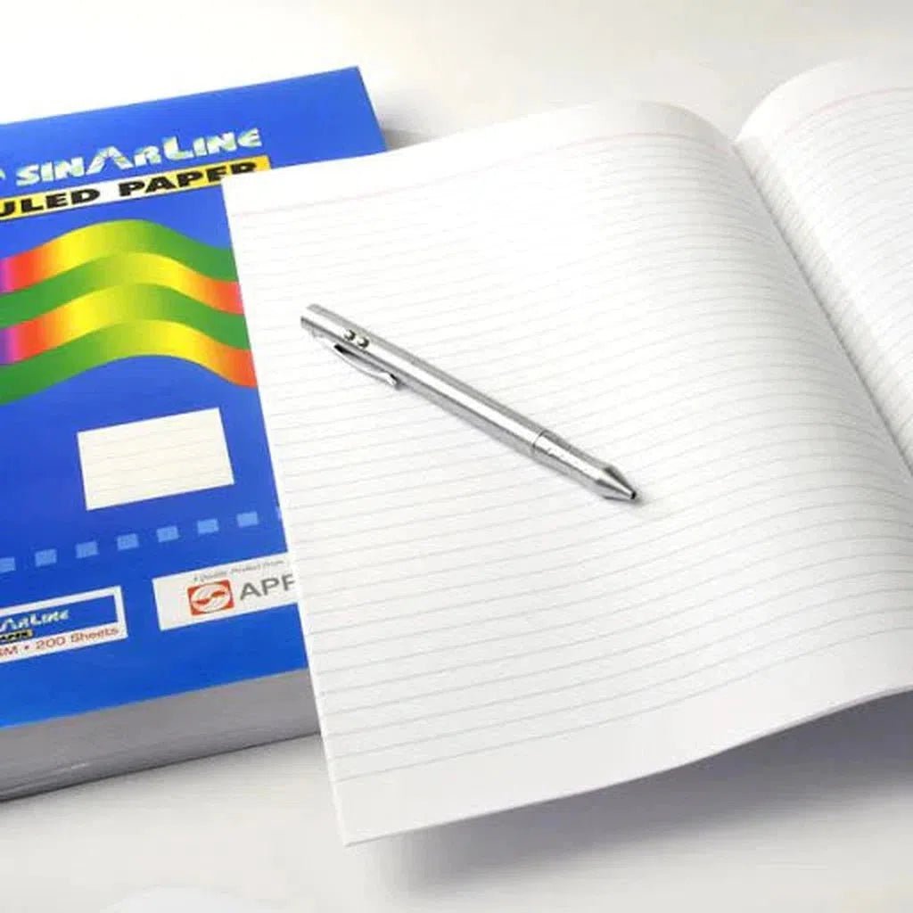 Sinarline Ruled Paper F/S 400"S ( Unfolded) Rp01022 ColorWaves