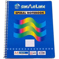 Sinarline Side Spiral Notebook A4 Size 70 Pages ColorWaves