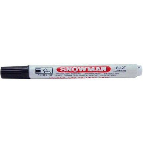 Snowman Permanent Marker Chisel Tip ColorWaves