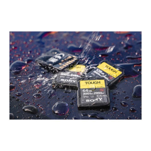 Sony SF-G64T/T1 64GB TOUGH Series UHS-II SDXC Memory Card ColorWaves