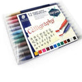 Staedtler 12 Double Ended Calligraphy Pens ColorWaves
