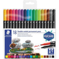 Staedtler 18 Double Ended Permanent Pens ColorWaves