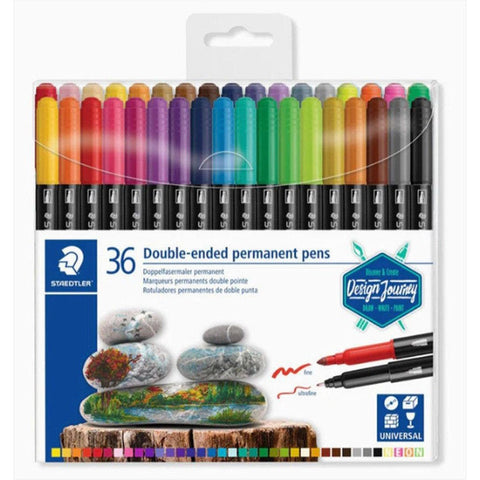 Staedtler 36 Double Ended Permanent Pens ColorWaves