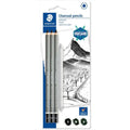 Staedtler Charcoal Pencils Pack Of 3 ColorWaves