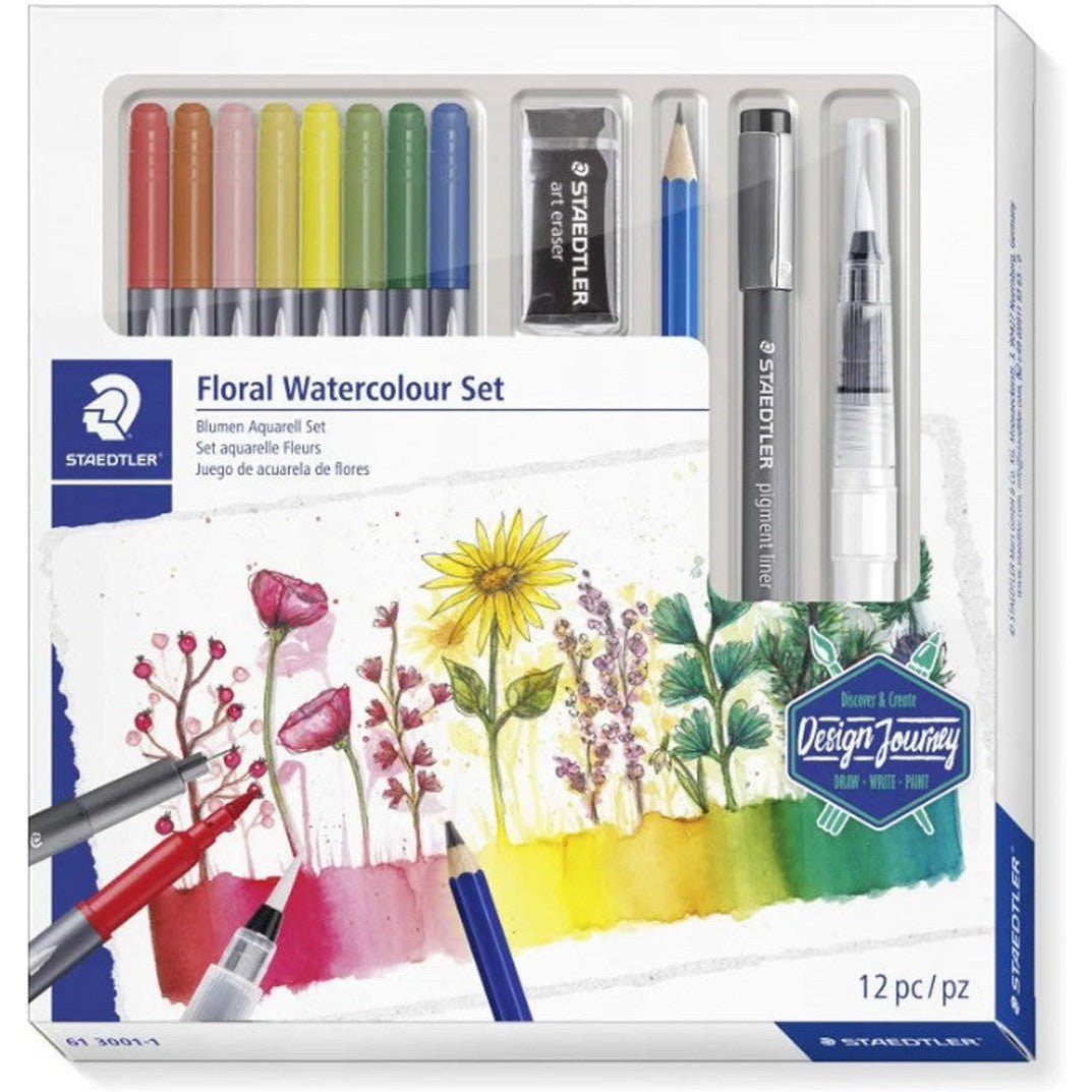 Staedtler Floral Watercolor Set ColorWaves