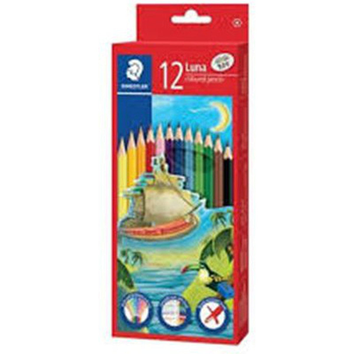 Staedtler Luna Colored Pencils 12 Colour-136-Lc12 ColorWaves