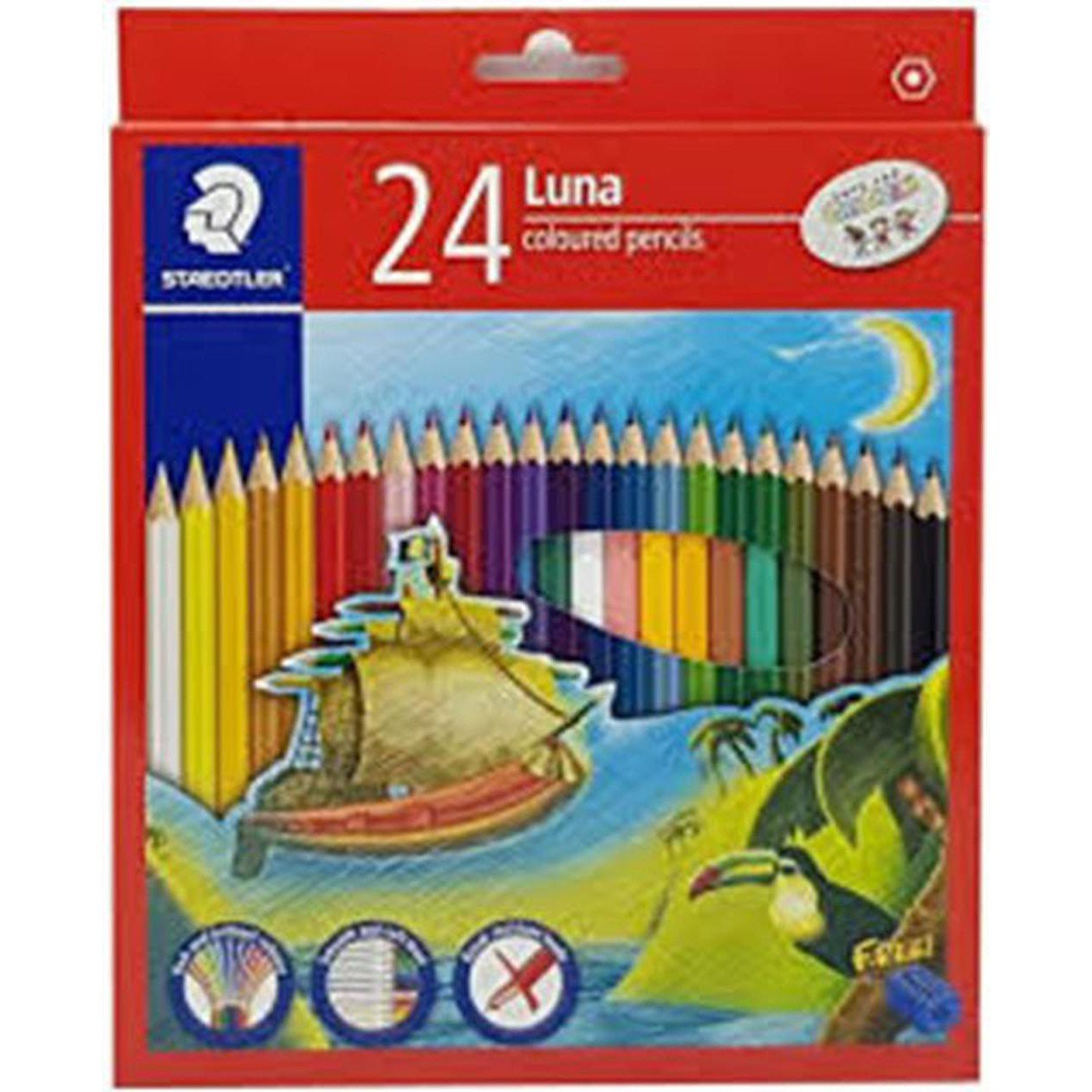 Staedtler Luna Colored Pencils 24 Color 136-Lc24 ColorWaves