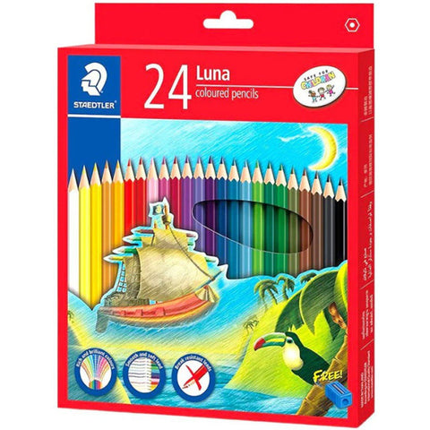 Staedtler Luna Colored Pencils 24 Colors ColorWaves
