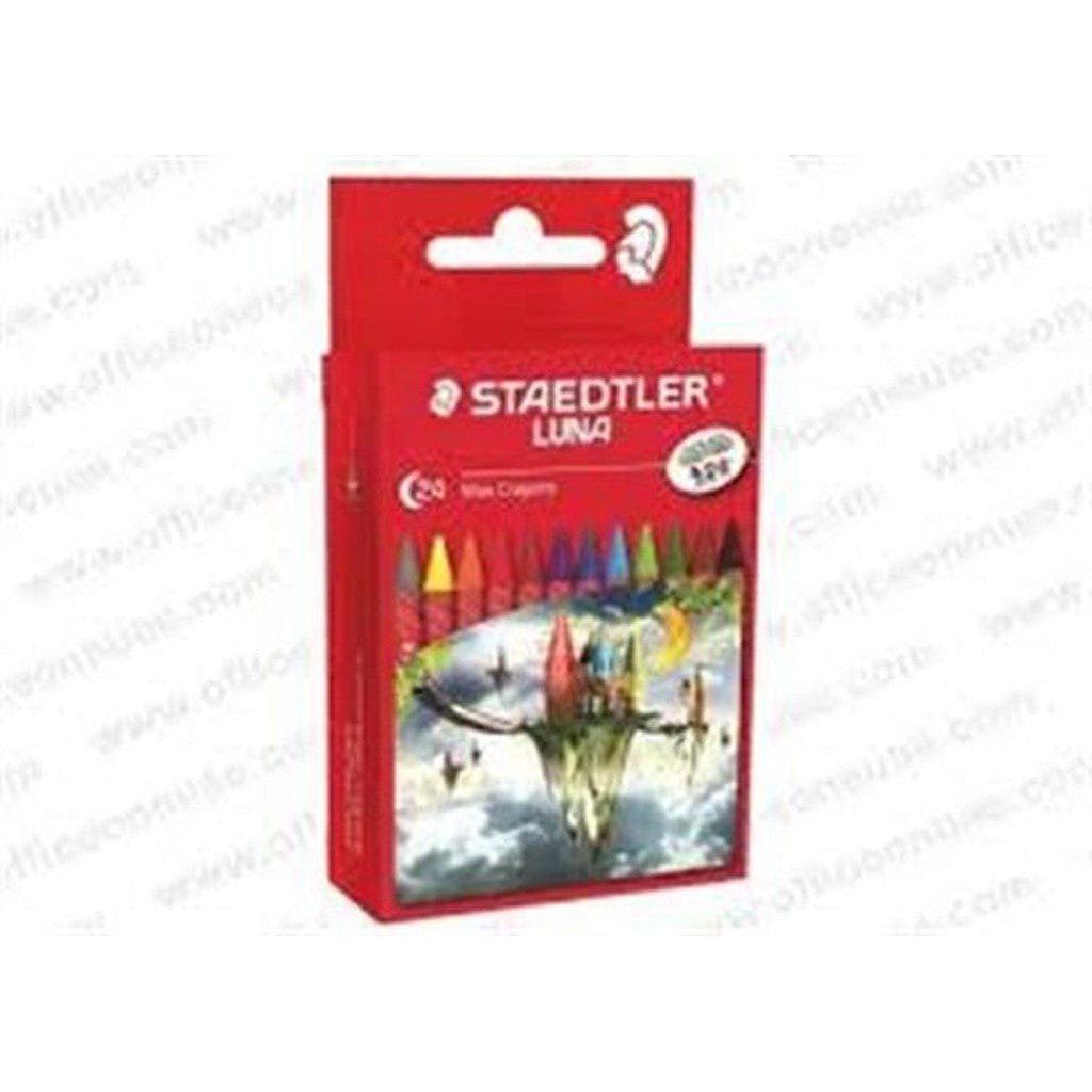 Staedtler Luna Wax Crayon 24 Color 2200-Lc24 ColorWaves
