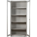 Steel File Cabinet With Glass Door 5 Shelves ColorWaves
