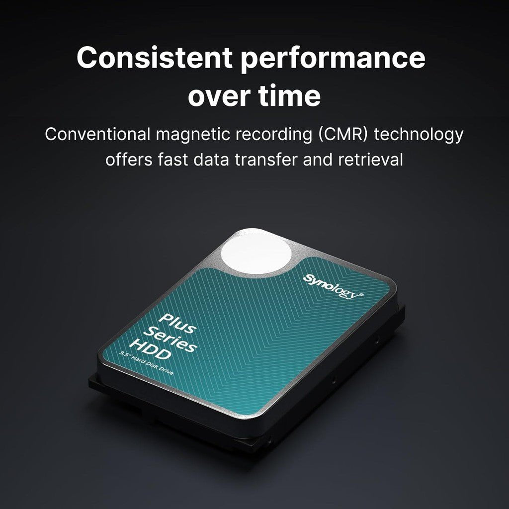 Synology Plus Series HAT3300 Hard Drive - 6TB / 3.5-inch / SATA-III / 5400 RPM / 256MB Buffer ColorWaves