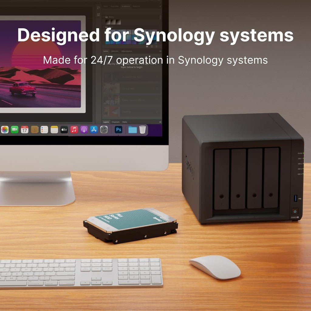 Synology Plus Series HAT3310 Hard Drive - 12TB / 3.5-inch / SATA-III / 7200 RPM / 281MB Buffer ColorWaves