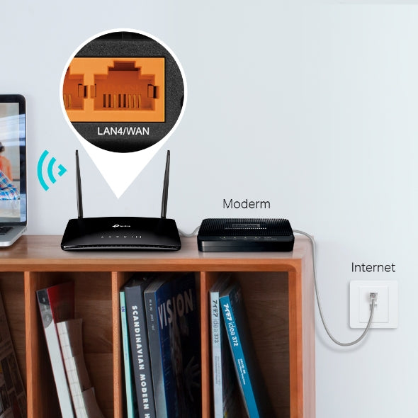 Tp-Link Tl-Mr6400 Wireless N 4G-Lte Router, Upto 300Mbps Speed TP-Link