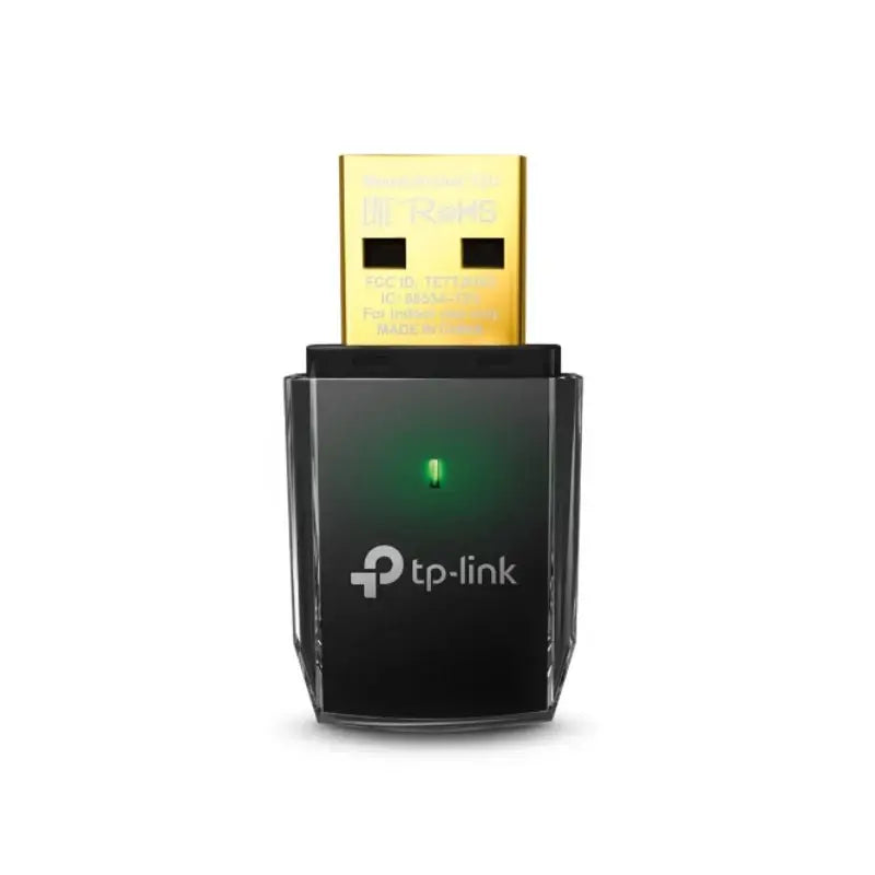 TP-LINK (Archer T2U) AC600 Wireless Dual Band USB Adapter - 5GHz (433 Mbps) / USB 2.0 TP-Link