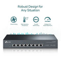 TP-Link 8-Port 10G Desktop / Rackmount Switch - Black TP-Link