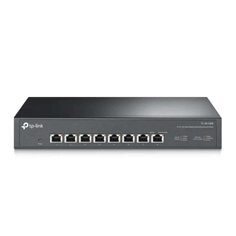 TP-Link 8-Port 10G Desktop / Rackmount Switch - Black TP-Link