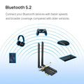 TP-Link (Archer TX50E) AX3000 Wi-Fi 6 Bluetooth 5.0 PCIe Adapter - 5GHz (2402 Mbps) / PCIe Adapter TP-Link