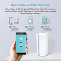 TP-Link (Deco XE200) AXE11000 Whole Home Mesh Wi-Fi 6E System - 1148 Mbps / LAN / White TP-Link