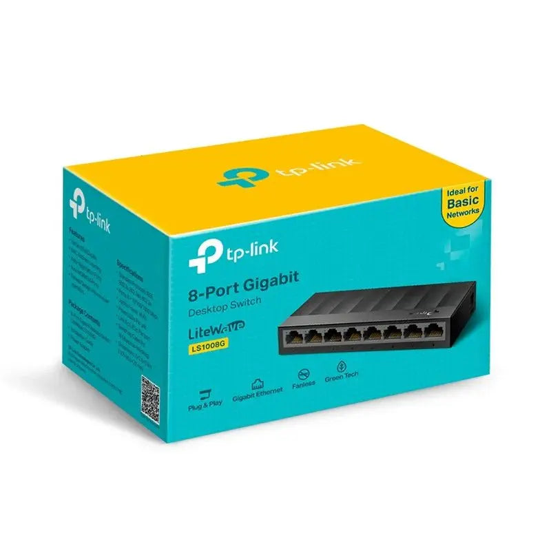 TP-Link LS1008G 8-Port Gigabit Desktop Switch TP-Link