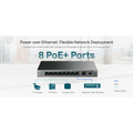 TP-Link (LS1210GP) 10-Port Gigabit Desktop Switch with 8-Port PoE+ - 20 Gbps / LAN TP-Link