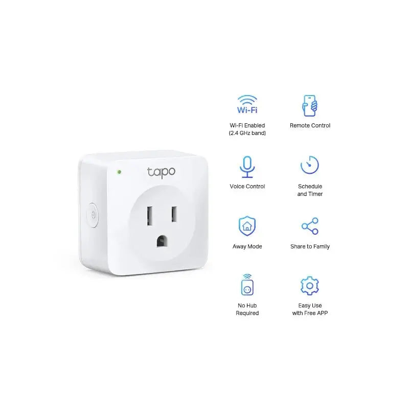 TP-Link Mini Smart Wi-Fi Socket - 2.4 GHz / White TP-Link