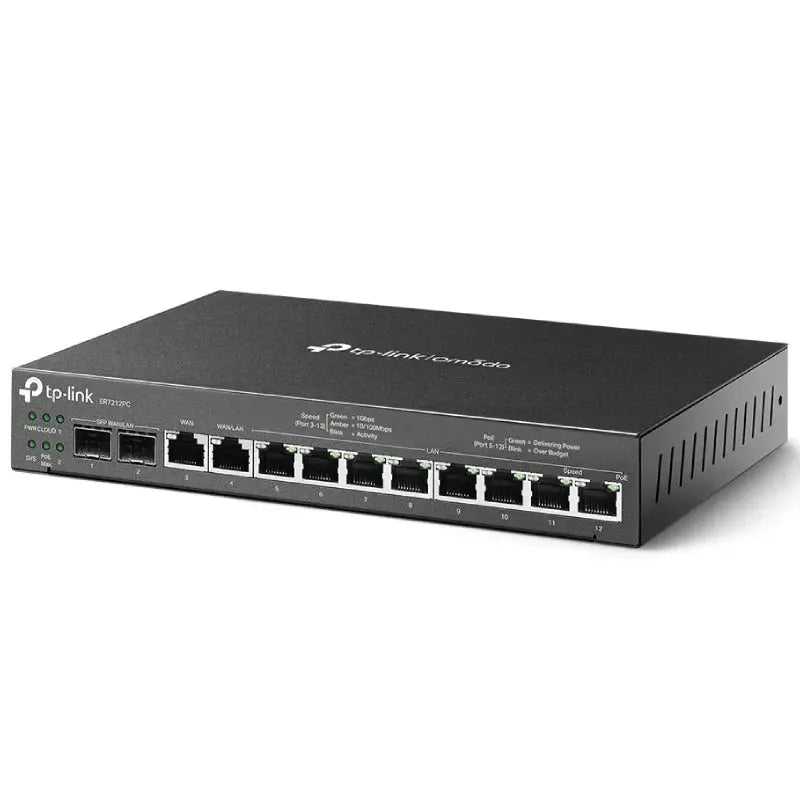 TP-Link Omada 3-in-1 Gigabit VPN Router - 8 Ports PoE / Gigabit WAN / Gigabit LAN TP-Link