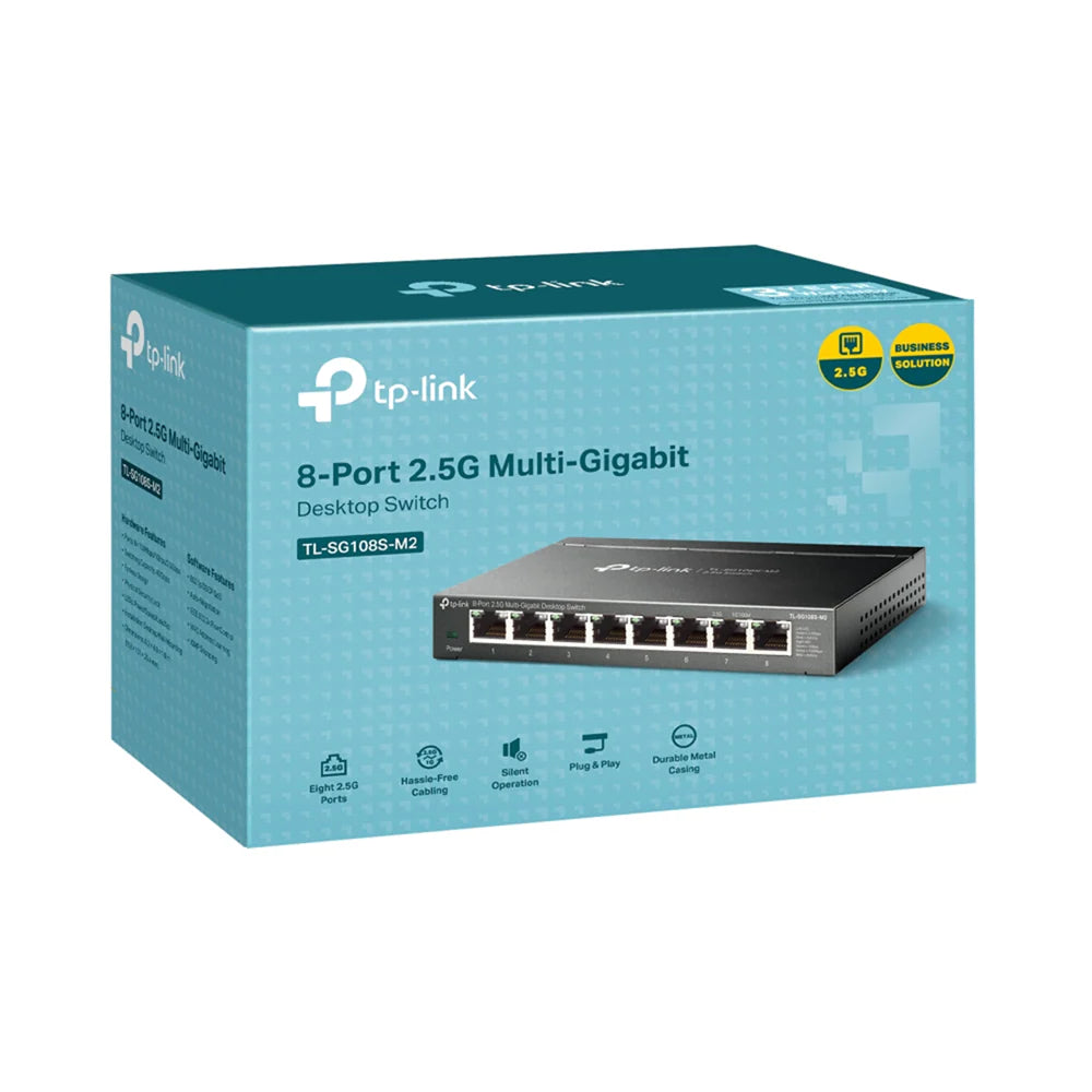 TP-Link SG108SM2 8-Port 2.5G Multi-Gigabit Desktop Switch TP-Link