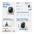 TP-Link TAPO C220 Pan/Tilt AI Home Security Wi-Fi Camera - 2K 4 MP QHD / 12x Digital Zoom TP-Link