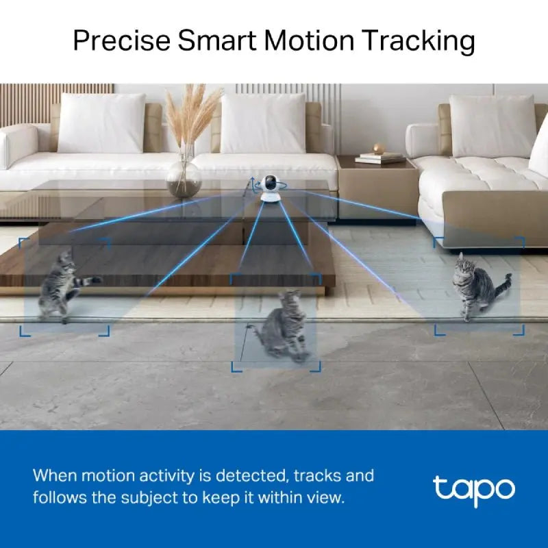 TP-Link TAPO C220 Pan/Tilt AI Home Security Wi-Fi Camera - 2K 4 MP QHD / 12x Digital Zoom TP-Link
