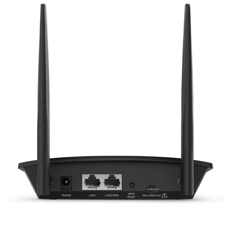 TP-Link (TL-MR100) Wireless N 4G LTE Router - 4G LTE / 2.4 GHz(300 Mbps) / LAN / WAN TP-Link