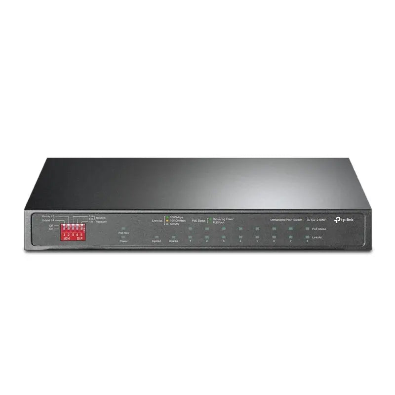 TP-Link TL-SG1210MP 10-Port Gigabit Desktop Switch with 8-Port PoE+ - 20 Gbps / LAN TP-Link